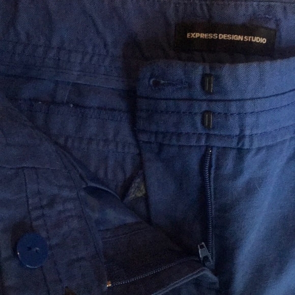 Express Design Studio Royal Blue Shorts - Picture 6 of 7